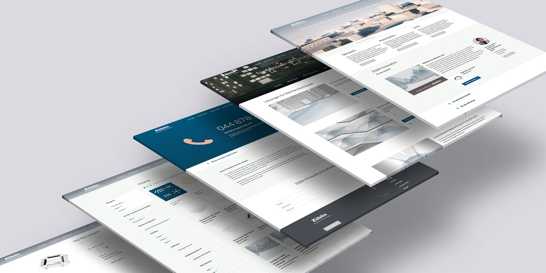Website Niko Schweiz Züblin Desktop-Version