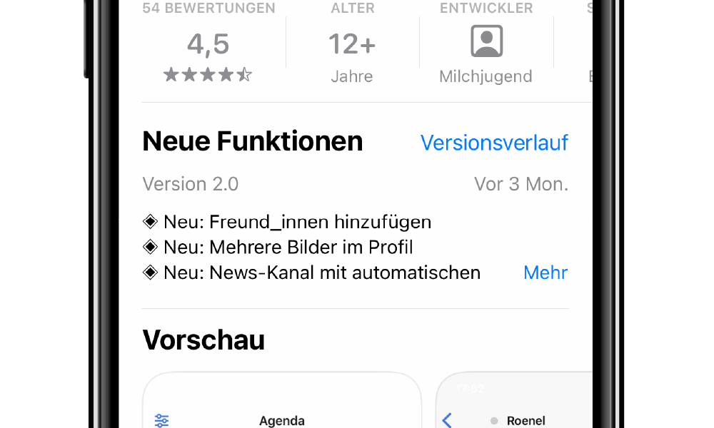 Mobile-Screenshot-Milchstrasse-Queer-Community-App-im-iOS-App-Store