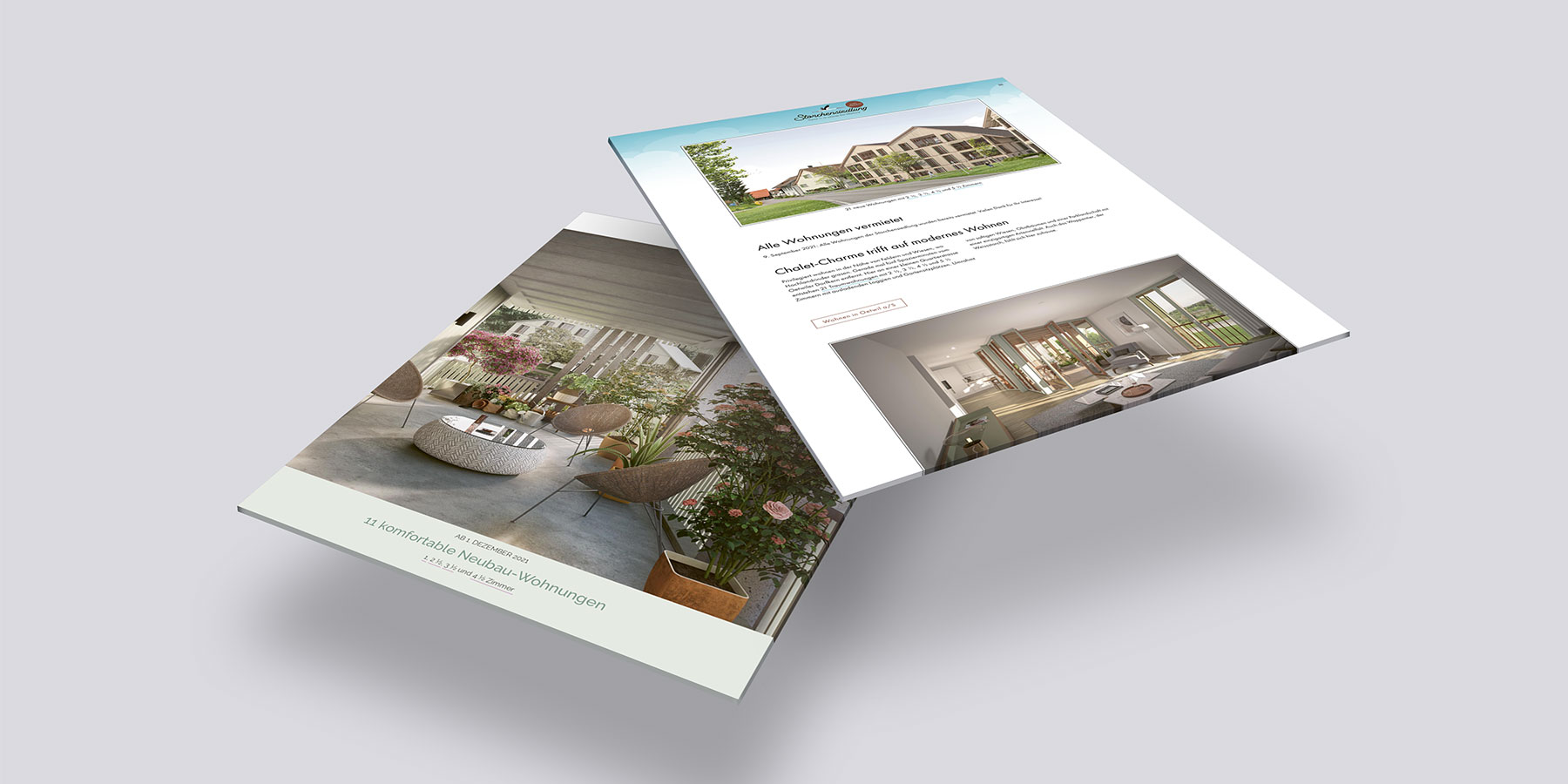 Marketing-Websites Miet­wohnungen Hinderer Immobilien