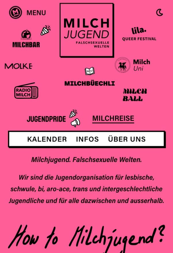 Screenshot milchjugend.ch mobil